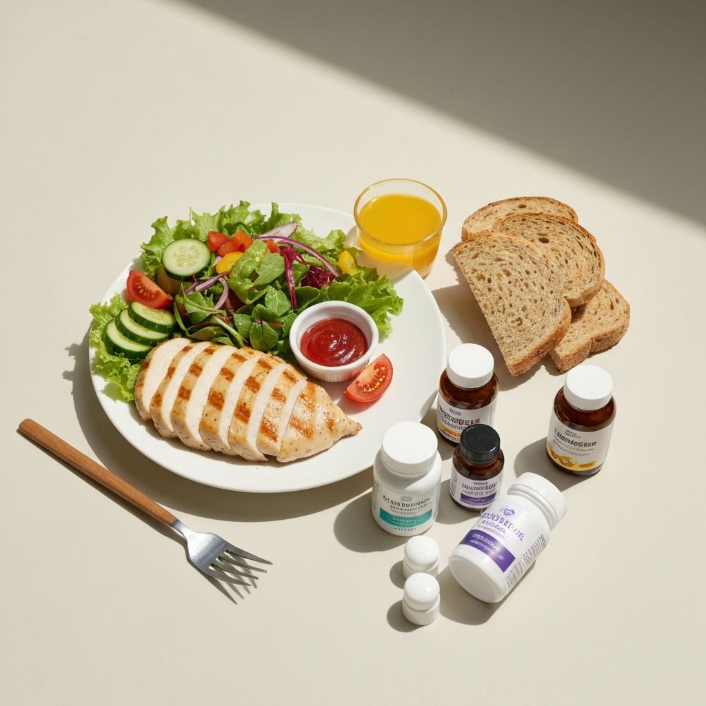 Tägliche Ernährung und Ergänzung