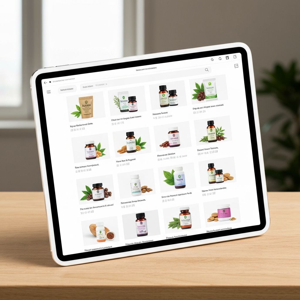 Digitaler Katalog für tägliche Routine